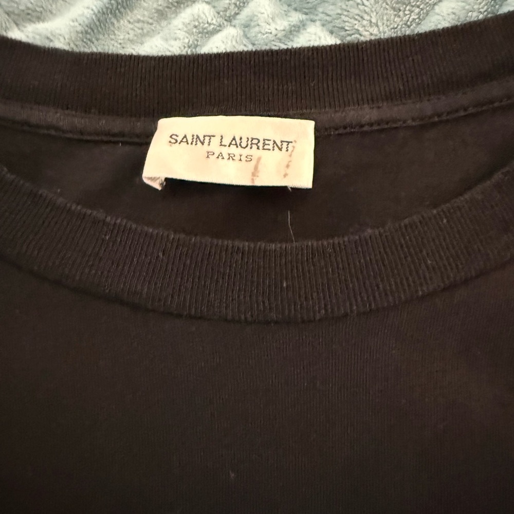 Saint Laurent Classic Black Tee - Picture 2 of 6